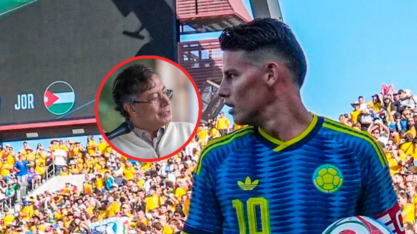 Gustavo Petro criticó el saludo que le dio James Rodríguez