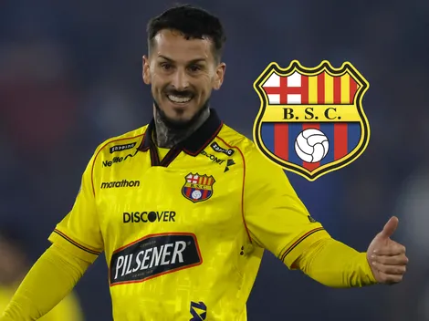 Mientras hablan de su posible salida de Barcelona SC: así apareció Darío Benedetto