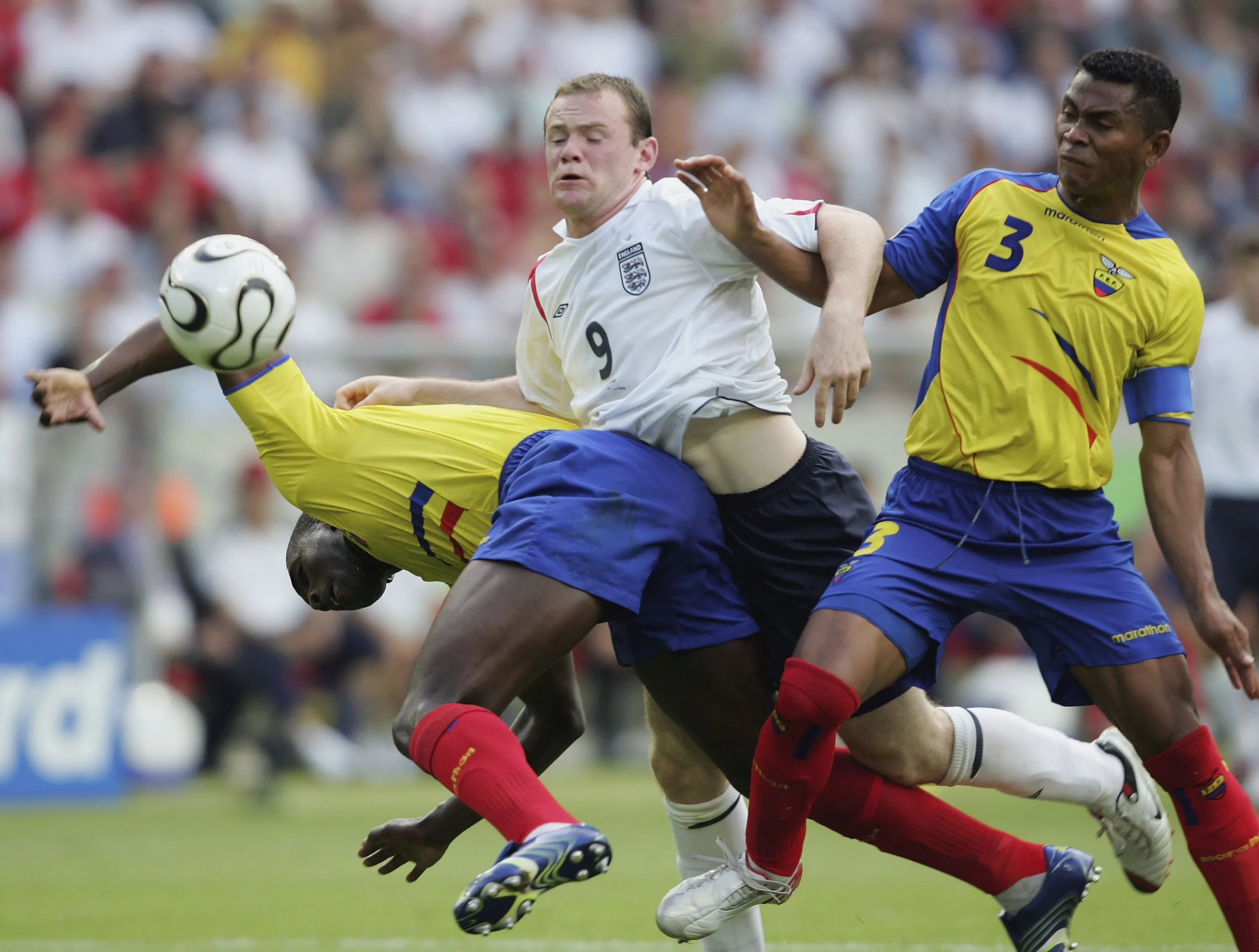 Rooney fue parte de aquel equipo que eliminó a Ecuador en el Mundial 2006. (Foto: GettyImages)
