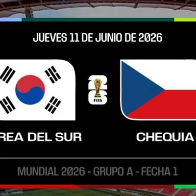 Dónde ver EN VIVO Corea del Sur vs. República Checa por el Grupo A del Mundial 2026: canales de TV y streaming
