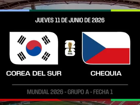 Dónde ver EN VIVO Corea del Sur vs. República Checa por el Grupo A del Mundial 2026: canales de TV y streaming