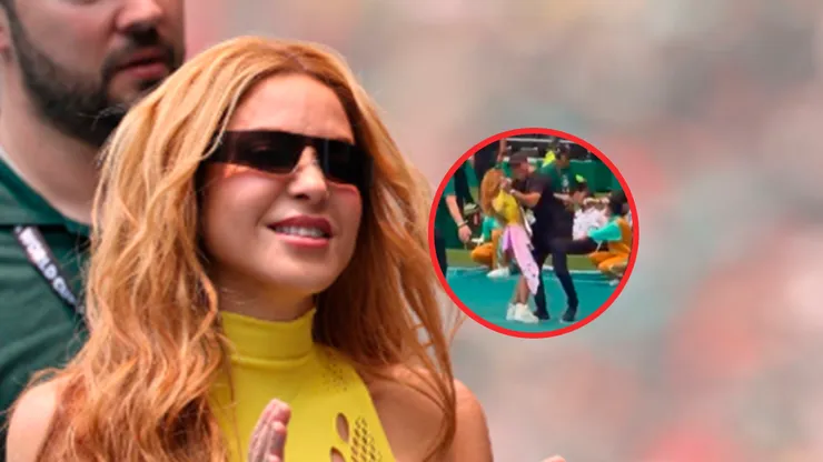 Shakira se presentó en su cuarta Copa del Mundo.