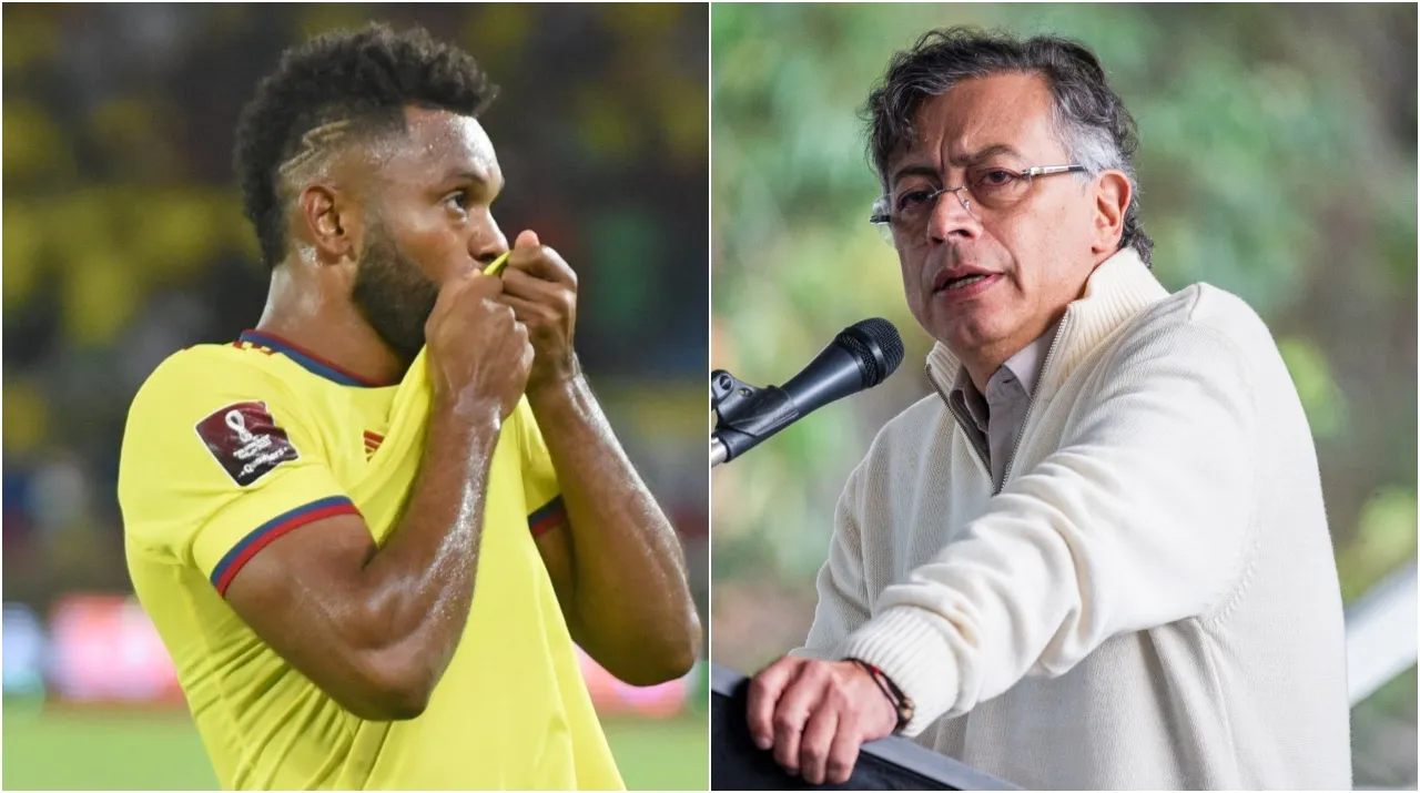 Miguel Ángel Borja y Gustavo Petro. (Foto: Getty Images)