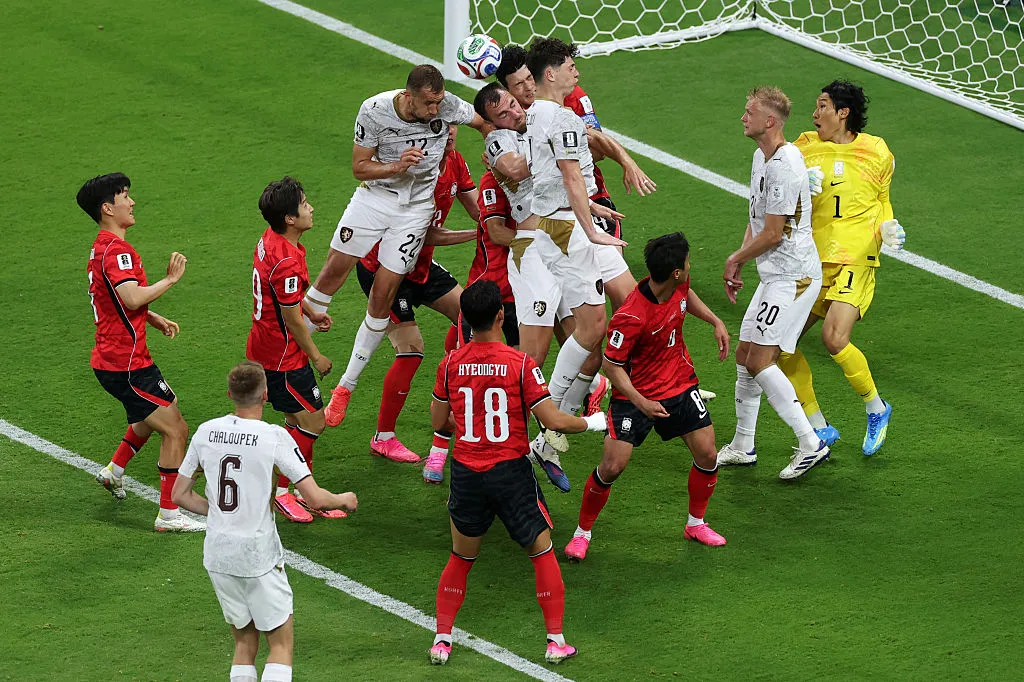 Corea y Chequia animaron un vibrante encuentro en el Estadio Jalisco (Getty Images).