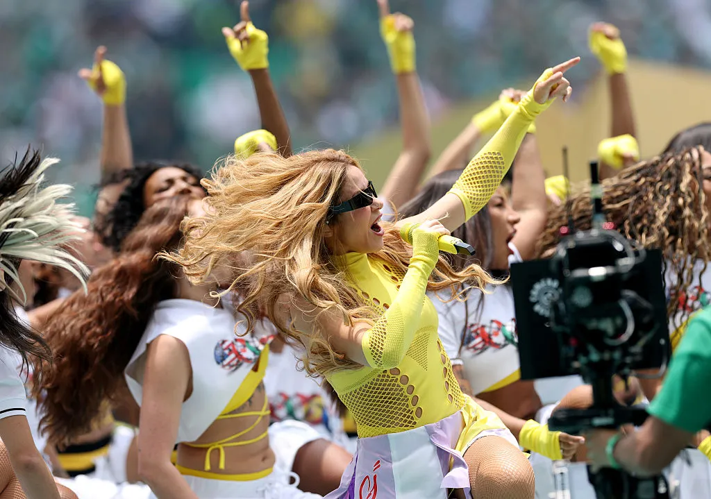 Shakira cantó con playback y desató una ola de reacciones en redes (Getty Images).