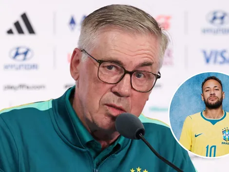 Carlo Ancelotti revela la condición de Neymar Jr. a un día del Brasil vs. Marruecos por el Mundial 2026