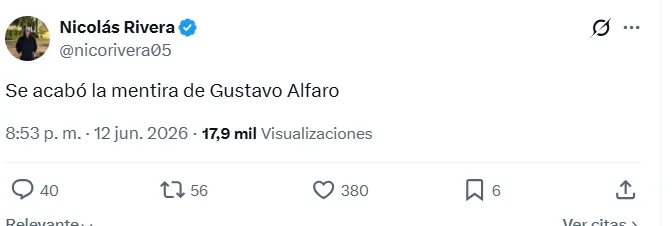 Los comentarios de los hinchas contra Gustavo Alfaro. (Catptura de pantalla)