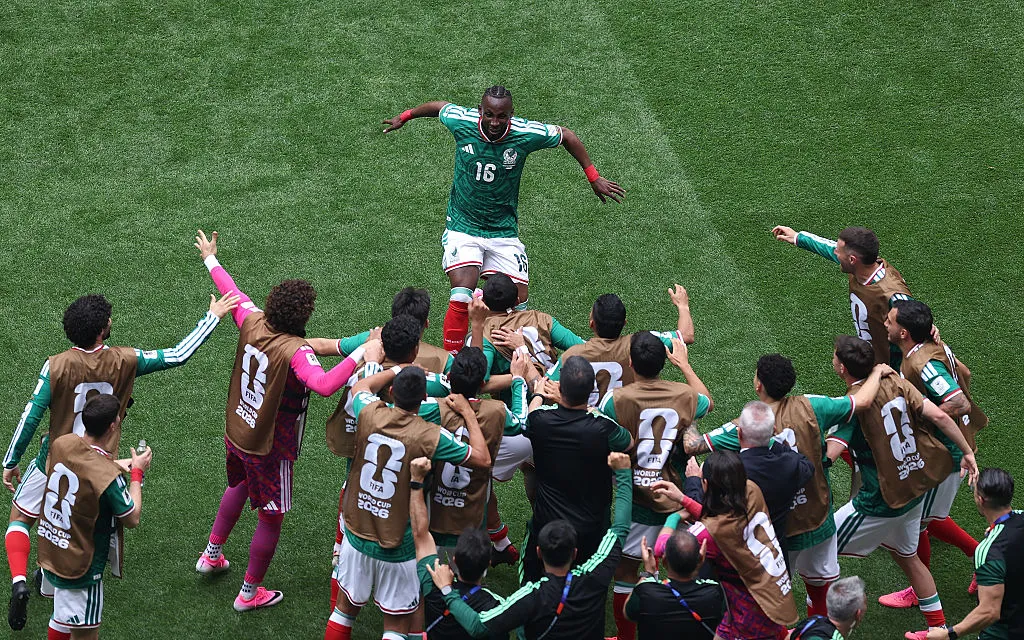 Julián Quiñones anotó el primer gol del Mundial 2026 (Getty Images).