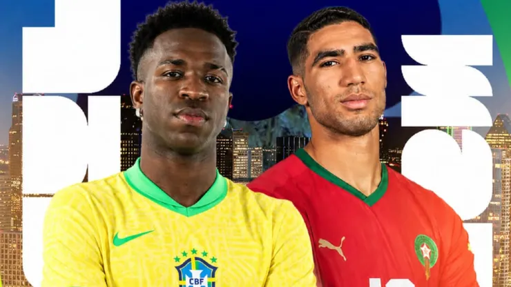Brasil vs. Marruecos por el Mundial 2026.