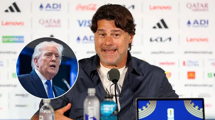 Mauricio Pochettino y Donald Trump.