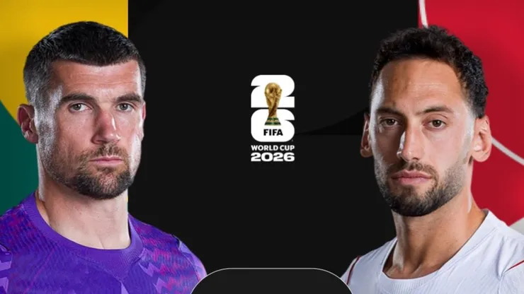 Australia vs. Turquía por el Mundial 2026.