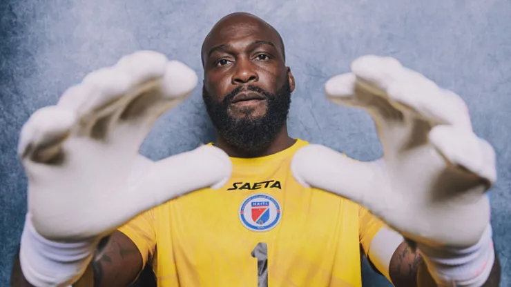 Johny Placide, arquero de Haití.