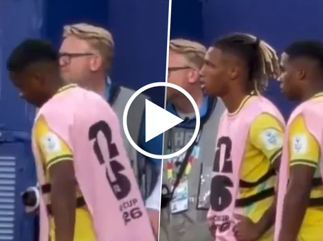 El video que muestra la frustración de Endrik al no ingresar en Brasil vs. Marruecos