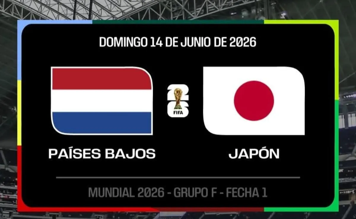Dónde ver EN VIVO Países Bajos vs. Japón por el Grupo F del Mundial 2026: canales de TV y streaming online