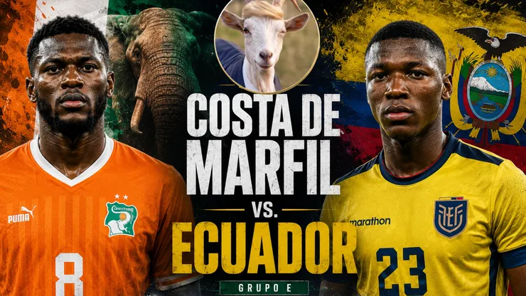 Predicción Mundial 2026: El resultado de Costa de Marfil vs. Ecuador, según La Cabra de Bolavip