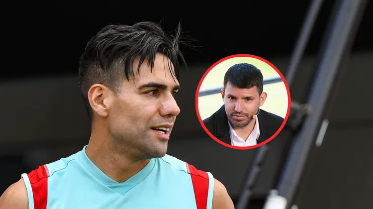 Radamel Falcao y Sergio Agüero hablaron de Colombia en el Mundial.