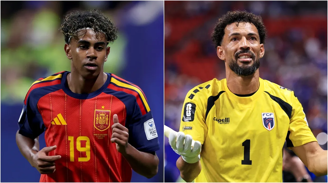 Yamal y Vozinha se enfrentaron en el Mundial. (Foto: Getty Images)