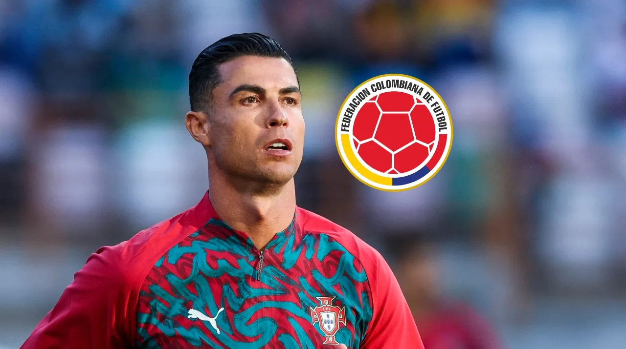 Cristiano Ronaldo y el escudo de la FCF. (Foto: Getty Images y archivo particular)