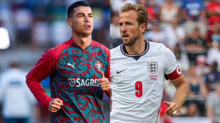Cristiano Ronaldo y Harry Kane, dos que lucharán por el Botín de Oro.