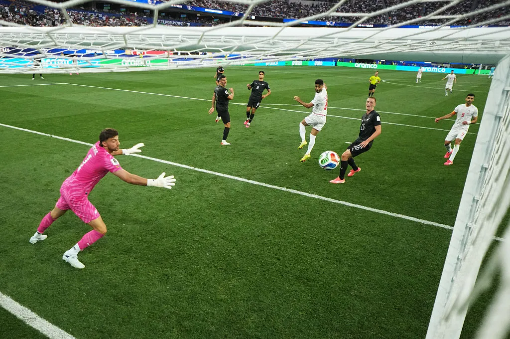 Irán y Nueva Zelanda igualaron 2-2 en un entretenido partido en Inglewood (Photo by Richard Heathcote/Getty Images).