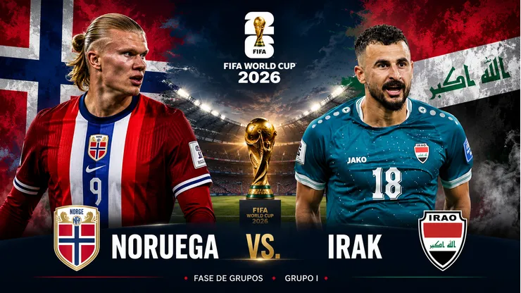 Noruega enfrentará a Irak este martes por el Grupo I.