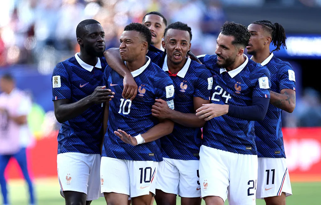 Kylian Mbappé debutó con un soberbio doblete ante Senegal en el Mundial 2026 (Getty Images).