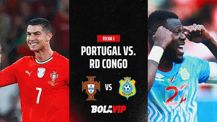 EN VIVO Y GRATIS Portugal vs. RD Congo por el Mundial 2026