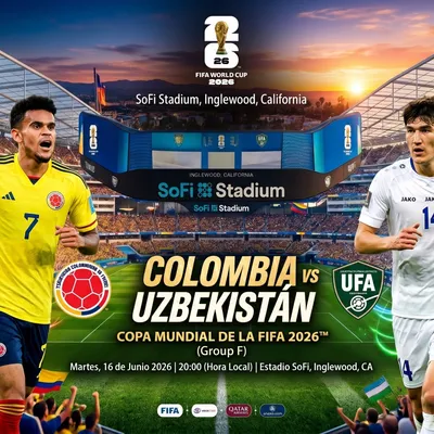 Predicción Mundial 2026: Resultado exacto de Colombia vs. Uzbekistán según la IA