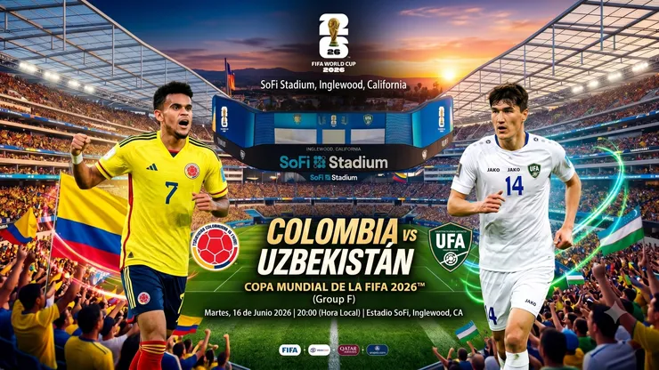 Predicción Mundial 2026: Resultado exacto de Colombia vs. Uzbekistán según la IA