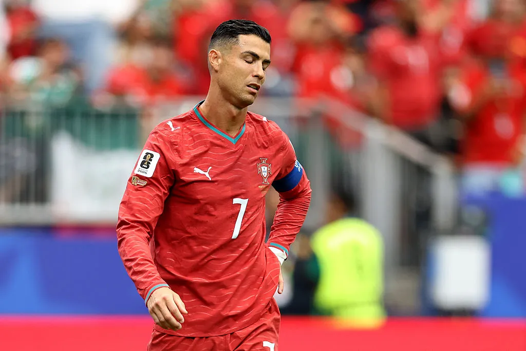Triste debut de Cristiano Ronaldo y Portugal en la Copa del Mundo.(Photo by Molly Darlington/Getty Images)