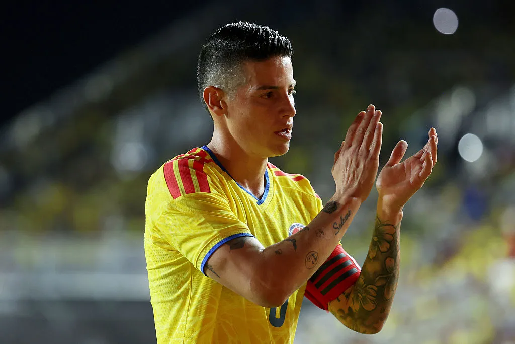 James Rodríguez comandará la ilusión de Colombia en el Mundial 2026 (Getty Images)