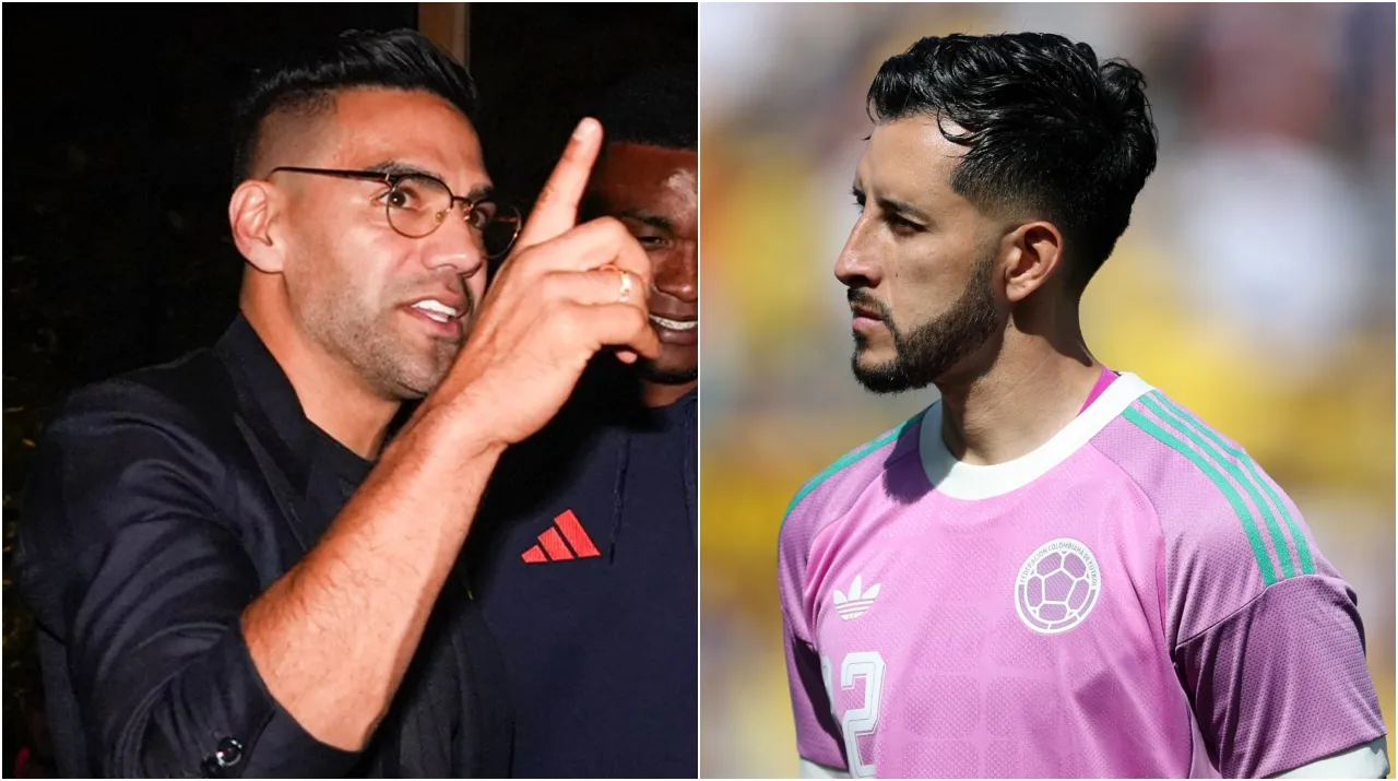 Radamel Falcao y Camilo Vargas. (Foto: Getty Images)