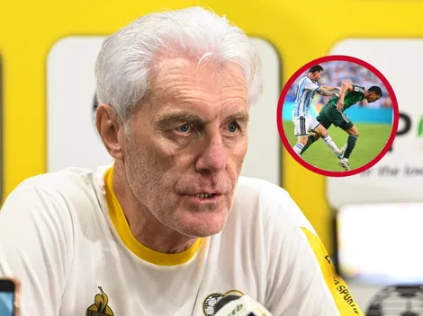 El DT de Sudáfrica habló de la posible roja a Messi
