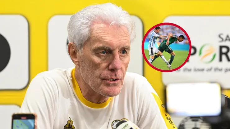 El DT de Sudáfrica también opino de la posible roja a Messi.
