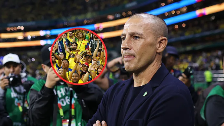 Hinchas de la Selección Colombia y Fabio Cannavaro.