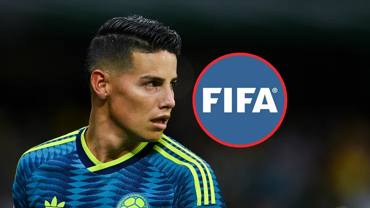 James Rodríguez juega su tercera Copa del Mundo con Colombia.