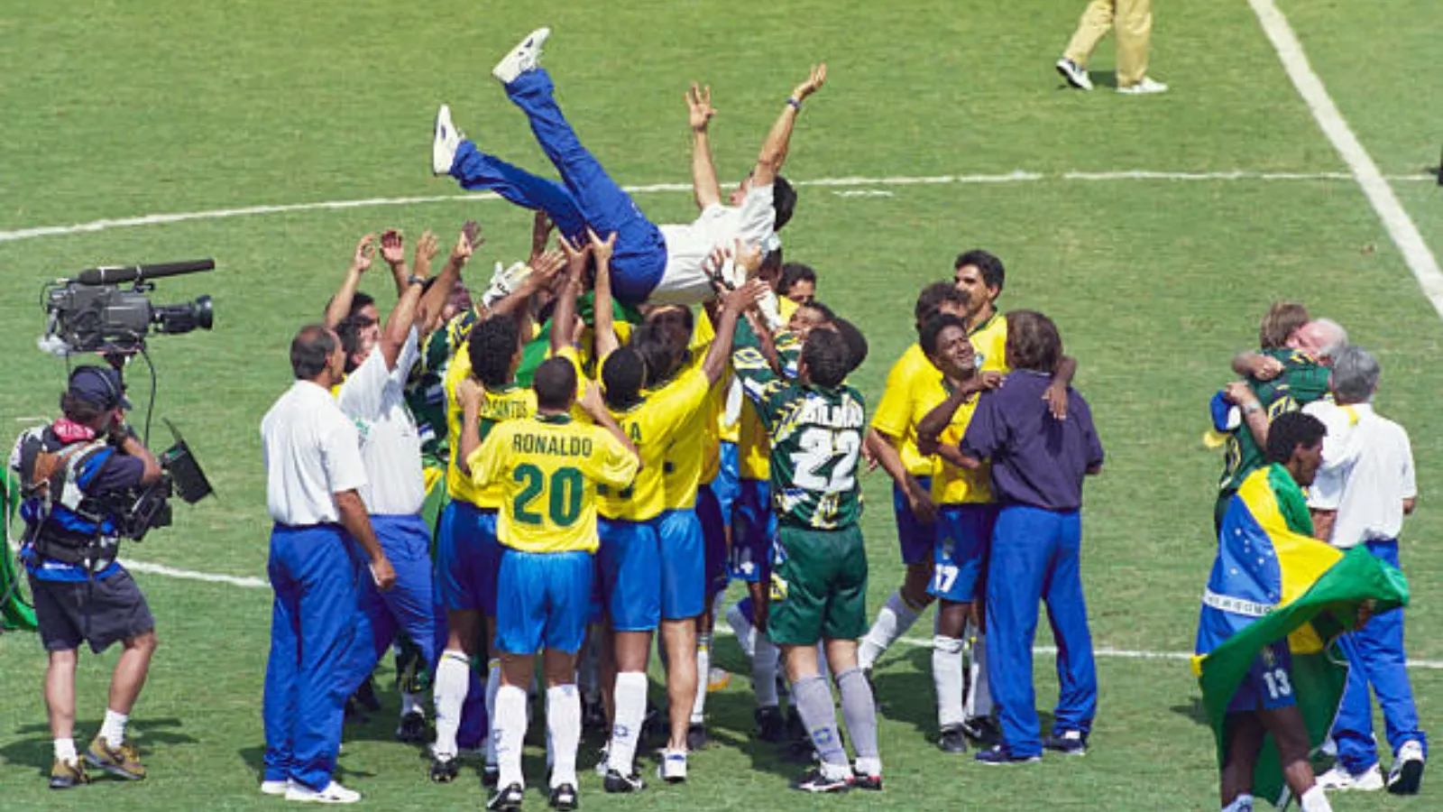 Parreira durante la celebración del Mundial 1994: GETTY