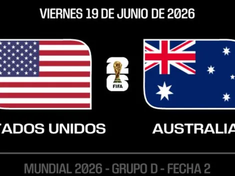 Dónde ver EN VIVO USA vs. Australia por el Grupo D del Mundial 2026: canales de TV y streaming
