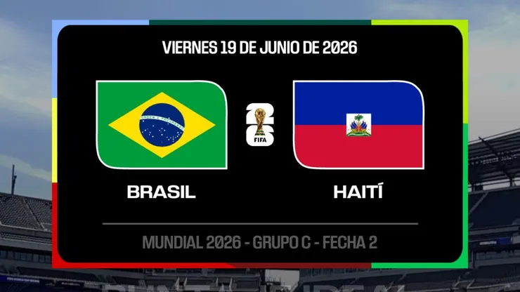 Brasil vs. Haití por el Mundial 2026.