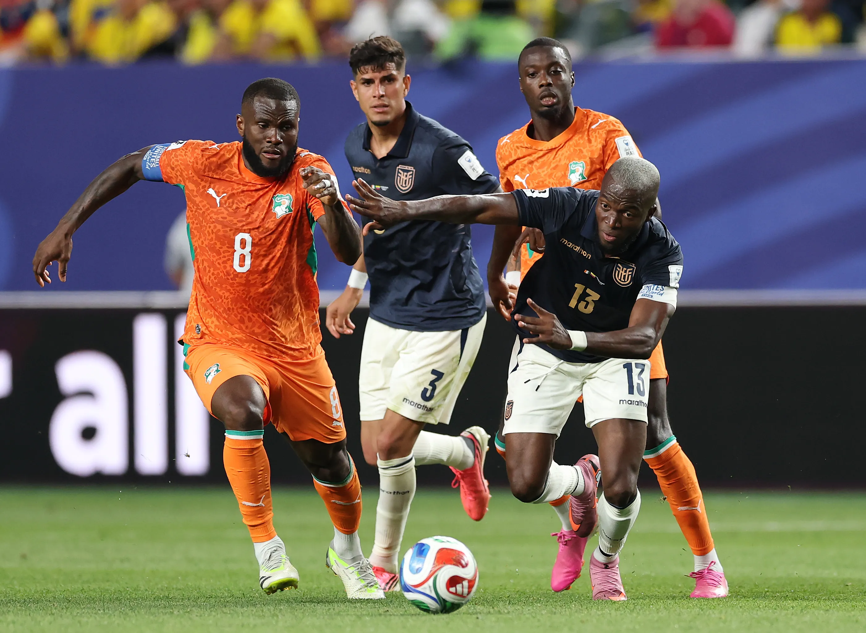 Ecuador perdió 1-0 contra Costa de Marfil. Foto: Getty