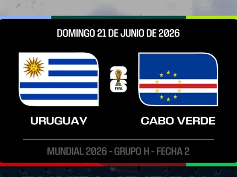 Dónde ver EN VIVO Uruguay vs. Cabo Verde por el Mundial 2026: canales de TV y streaming