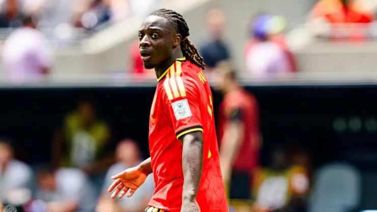 Jérémy Doku, delantero de Bélgica.