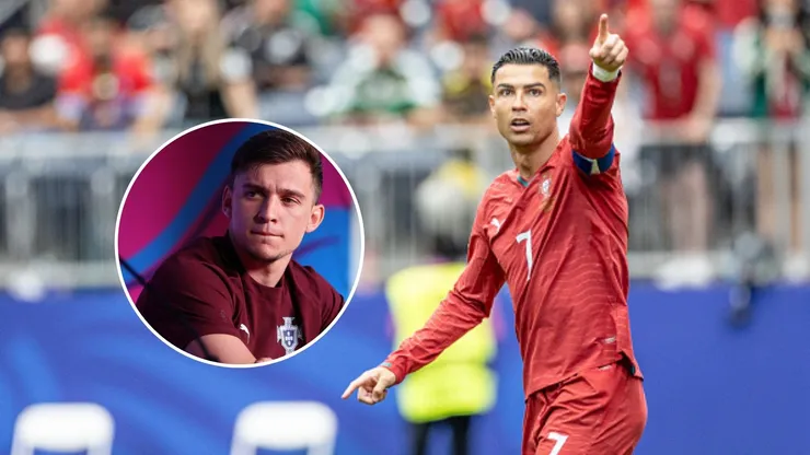 Cristiano Ronaldo y Francisco Conceição.