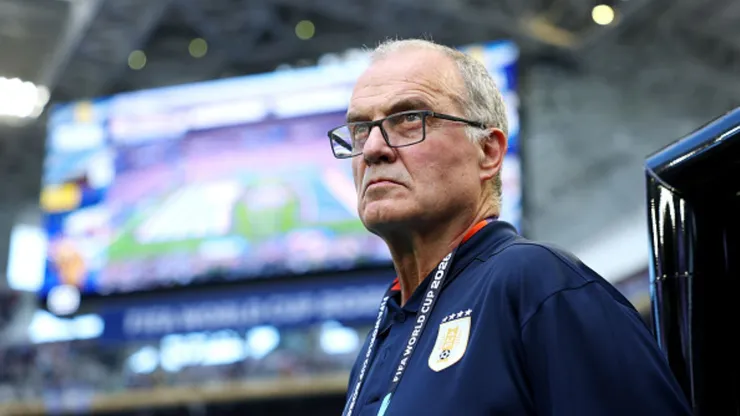 Marcelo Bielsa, DT de Uruguay.