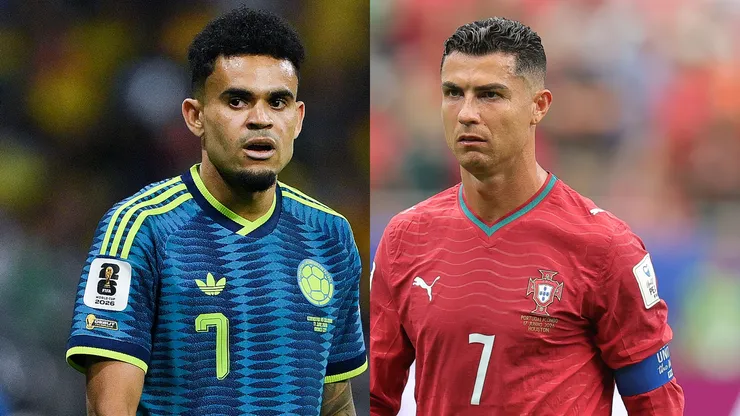 Luis Díaz y Cristiano Ronaldo, dos que quieren pelear por el Botín de Oro en el Mundial.