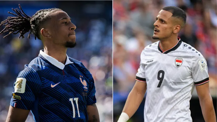 Francia vs. Irak por el Mundial 2026.