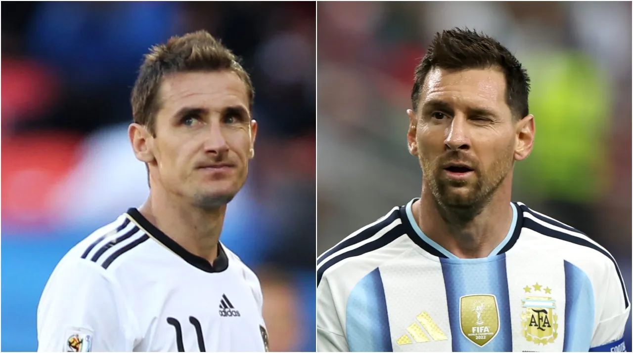 Miroslav Klose elogió a Lionel Messi. (Foto: Getty Images)