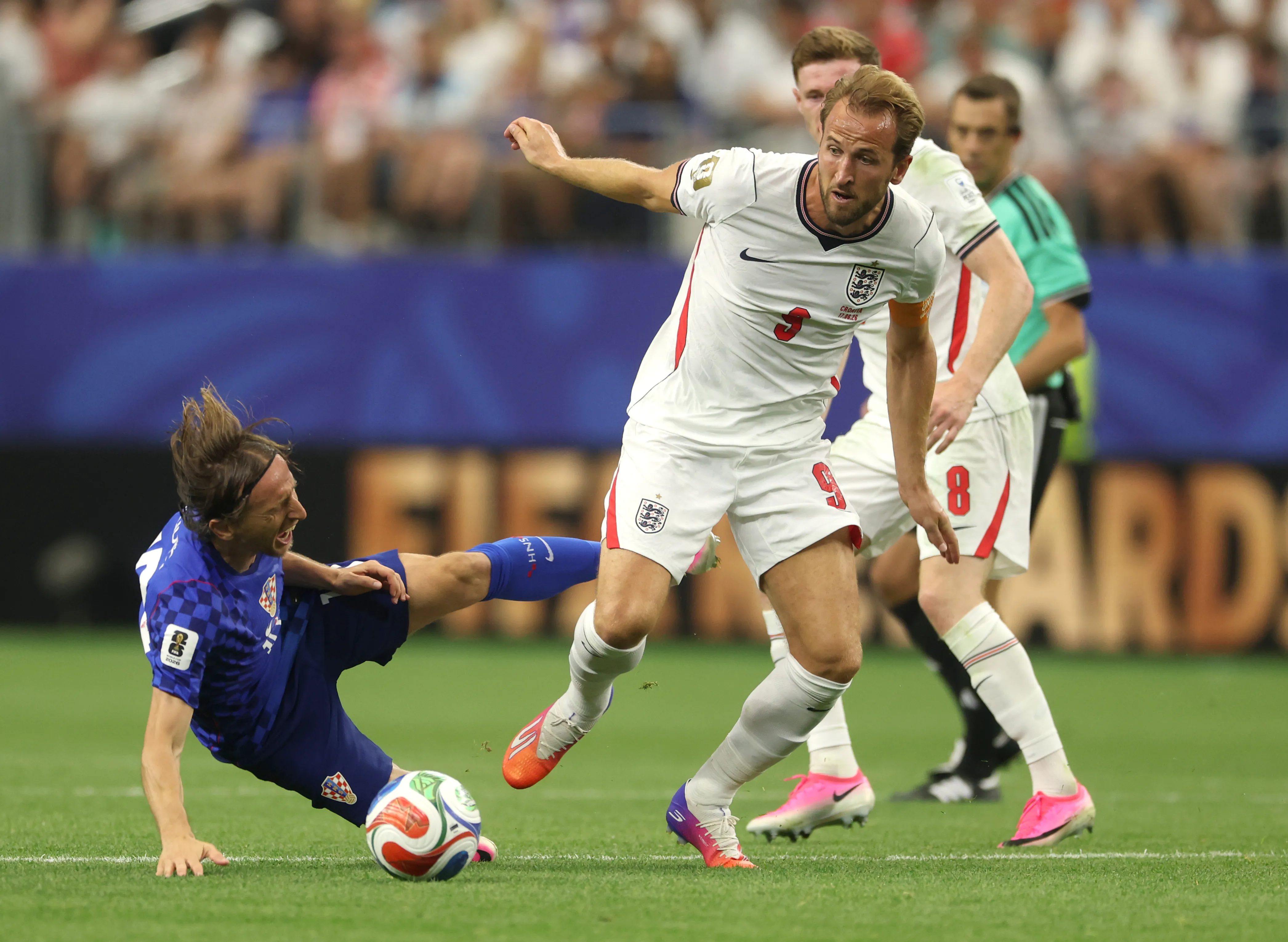 Croacia arrancó con derrota contra Inglaterra. Foto: Getty.