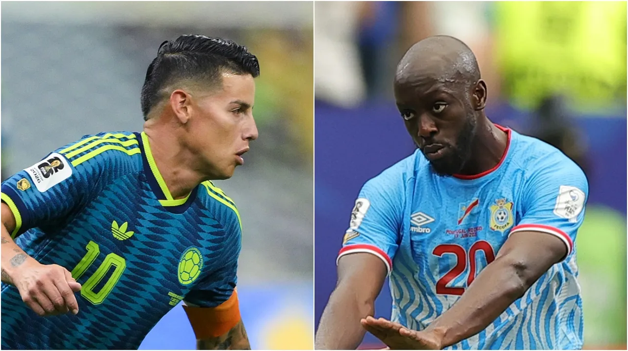 James Rodríguez y Yoane Wissa. (Foto: Getty Images)