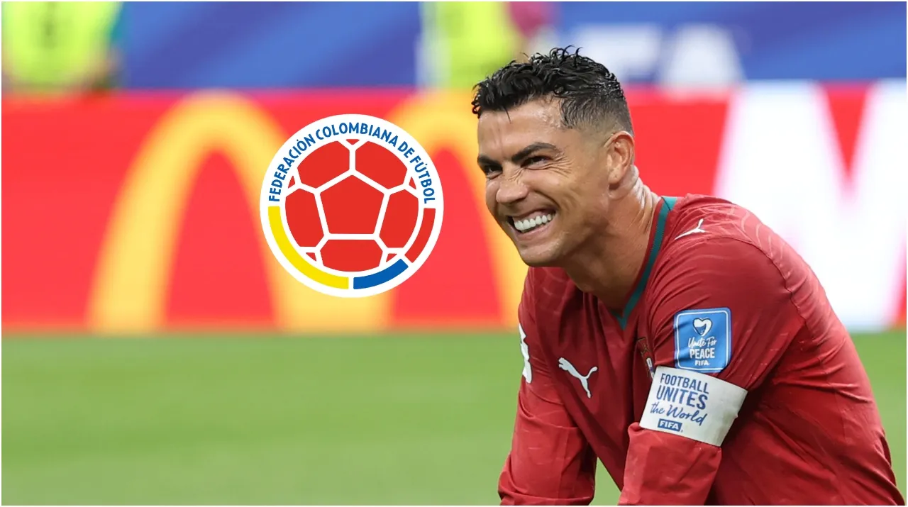 El escudo de la FCF y Cristiano Ronaldo. (Foto: archivo particular y Getty Images)